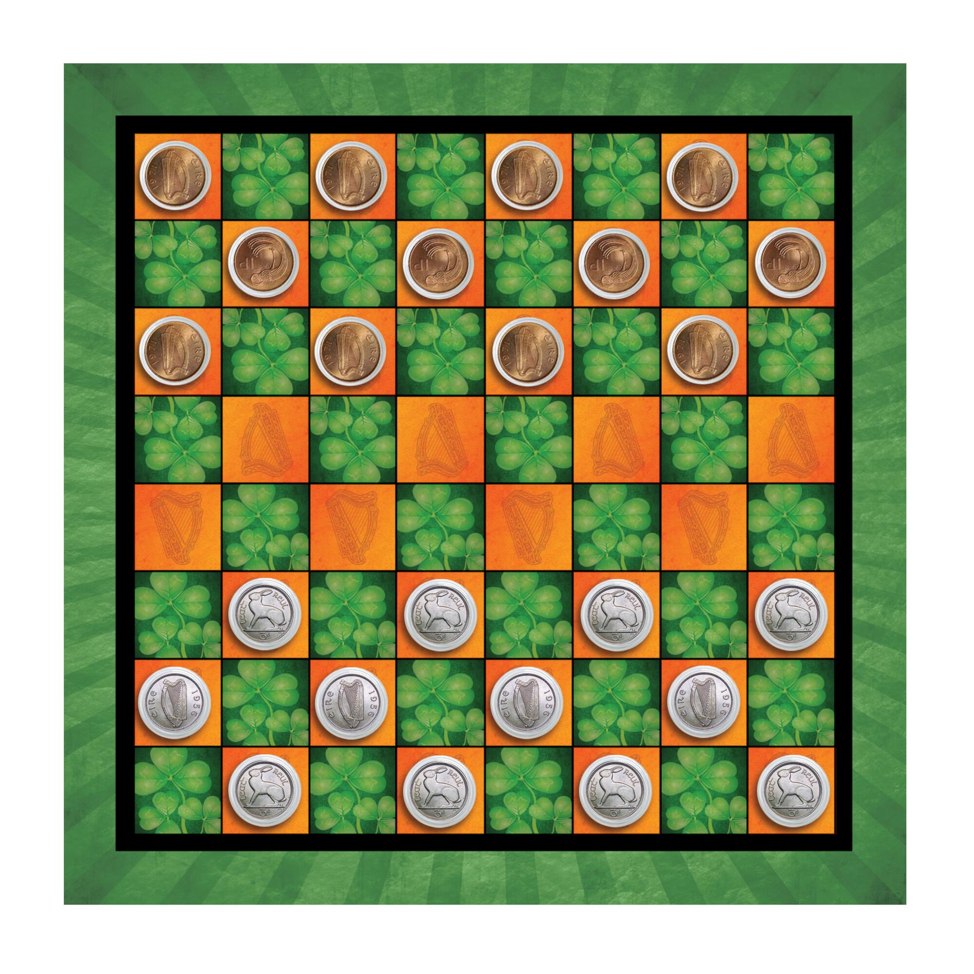 Irish Checker Coin Checker Set